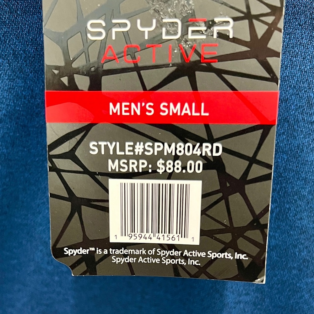 NWT Men’s Small Spyder Hoodie - Picture 8 of 8